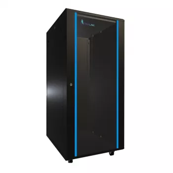 Extralink EX.11366 27U brīvstāvošs skapis 600x800 mm Melns