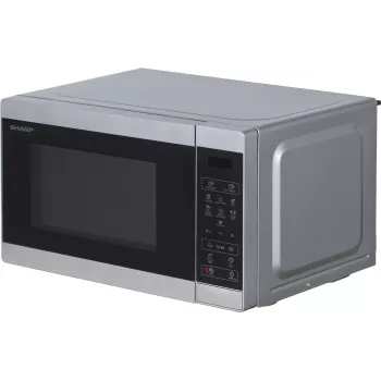 Sharp YC-MS02E-S Sudraba Solo Mikroviļņu krāsns 20 L 800 W