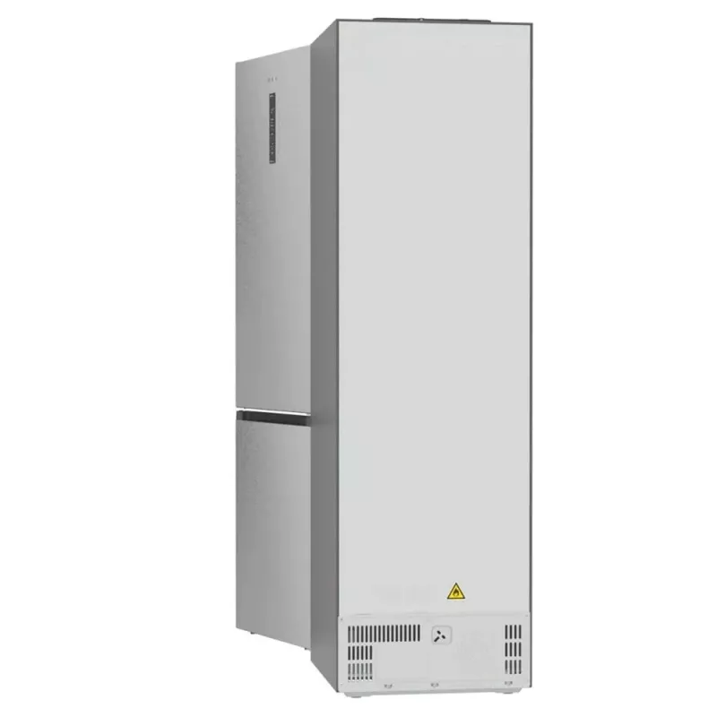 Ledusskapis ar saldētavu Gorenje NRB620E61X4WFE, brīvi stāvošs, nerūsējošais tērauds, kopējā ietilpība 413 L, saldētava apakšā 130 L, NoFrost, LED displejs
