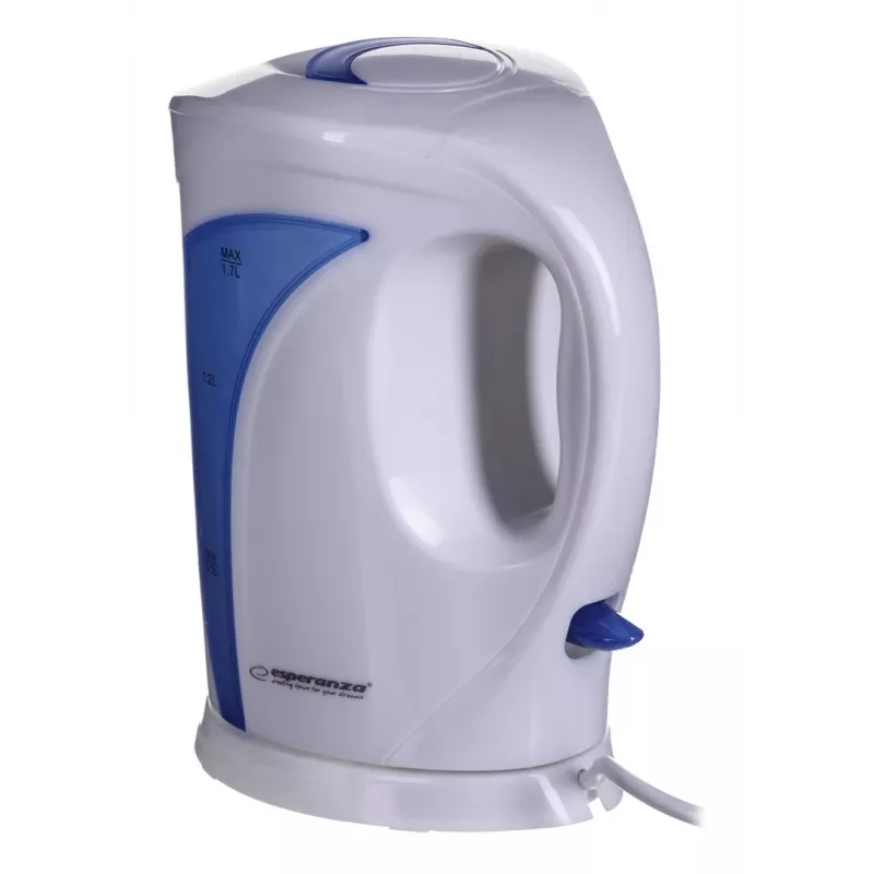 Esperanza EKK018B Elektriskā tējkanna 1,7 L, Balta / Zila