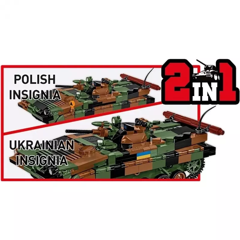 Būvkomplekts Cobi Armed Forces BWP-1 2630 — Polijas/Ukrainas amfībijas kājnieku kaujas mašīnas modelis