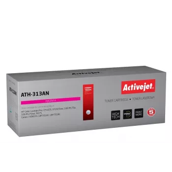 Activejet ATH-313AN Toner (aizstāj Canon, HP 126A CRG-729M, CE313A; Premium; 1000 lapas; magenta)