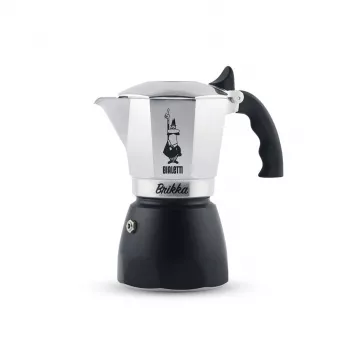 Bialetti Brikka Moka kanna 0.1 L Melna, Nerūsējošais tērauds