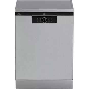 Trauku mazgājamā mašīna BEKO BDFN26531X — brīvi stāvoša 60 cm, 15 komplekti, 46 dB, nerūsējošais tērauds, LED skārienekrāns