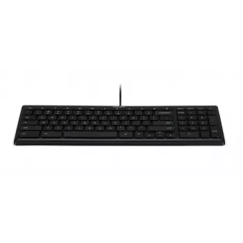 Vadu USB tastatūra Acer GP.KBD11.04F — pilnizmēra QWERTY US International, melna, 1,45 m kabelis