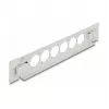 Patch panel DeLOCK 10 collu D-Type 6 portu bezinstrumentu pelēks