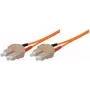 Tecline exertis Connect optiskais patch kabelis SC daudzmodu (M) – SC daudzmodu (M) 5 m OM2 oranžs (75905)