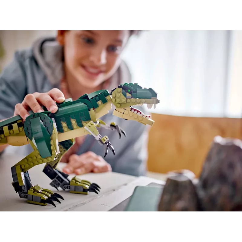 Konstruktors LEGO Creator 3-in-1 T.Rex būvējams modelis, 626 gab., 150 mm augstums, vecums 9+