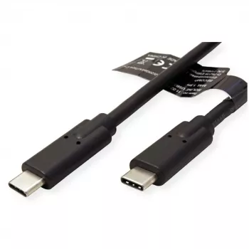 USB kabelis Secomp 11.02.9072 USB 3.2 Gen 2 1,5m Melns