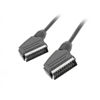 Lanberg CA-EUEU-10CC-0018-BK SCART vads, SCART uz SCART 21 kontaktu, 1,8 m, melns