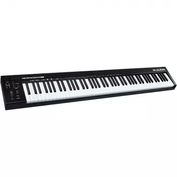 M-AUDIO Keystation 88 MK3 MIDI tastatūra 88 taustiņi USB Melna, Balta