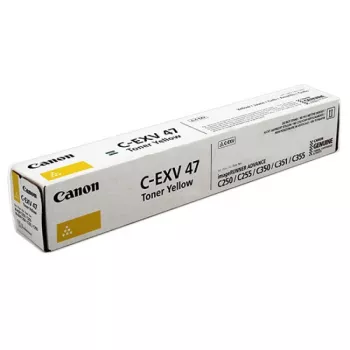 Tonera kasetne Canon EXV47Y C-EXV47 20000 lapas Dzeltena