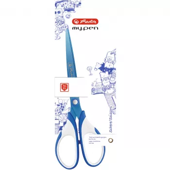 Pildspalva Herlitz my.pen Straight Cut zili balta