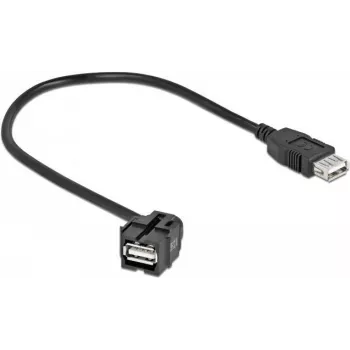 Keystone modulis USB 2.0 A sievišķais 250° DeLOCK 86870