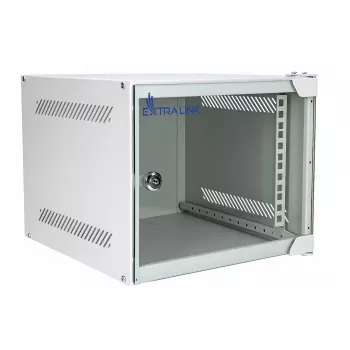 EXTRALINK LITE 4U 10 inch 280x310 mm sienas stiprinājuma skapis pelēks