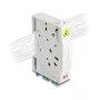 DeLOCK optiskās šķiedras sadales kārba 85936 LC Duplex, balta