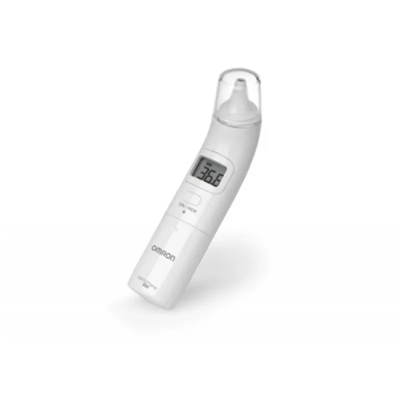 Omron Gentle Temp 520 kontakta ausu termometrs balts