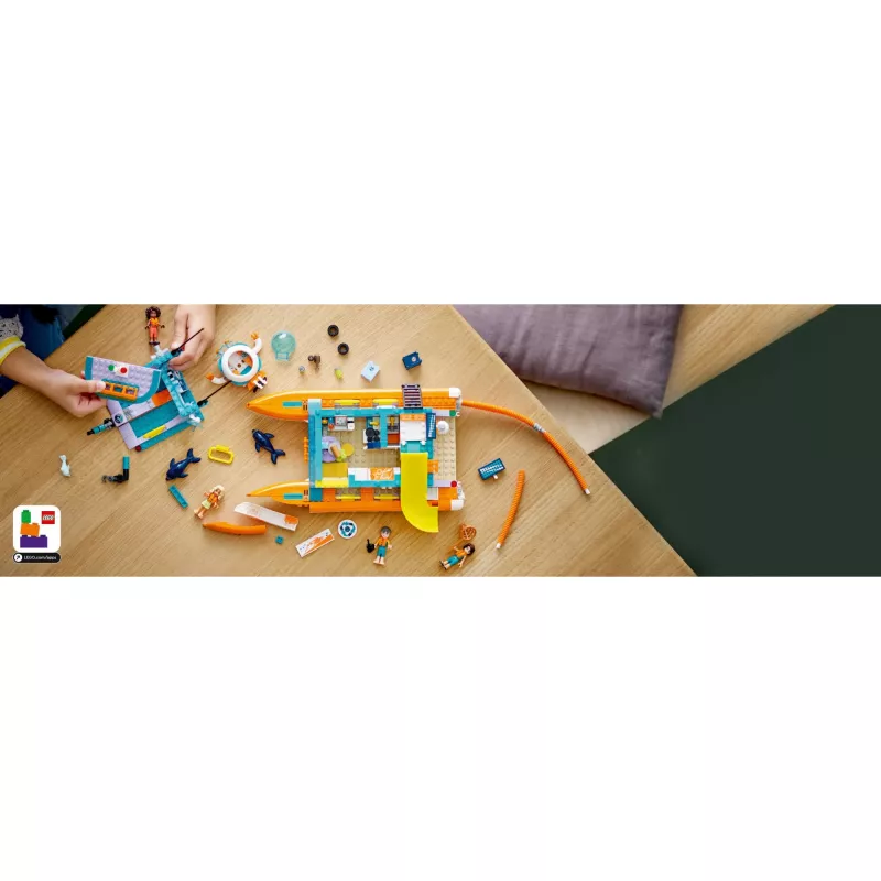 LEGO Friends glābšanas laiva 41734 — 1132 gabali, 10+ gadi, ar minilellēm un aksesuāriem