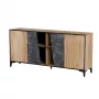 Cama 4D kumode OVO 180x38xH83 ozols/betons