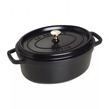 Čuguna sautējamais katls Staub Cocotte 4,2 L Melns