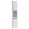 Topeshop S30 balts vannas istabas skapis Balts