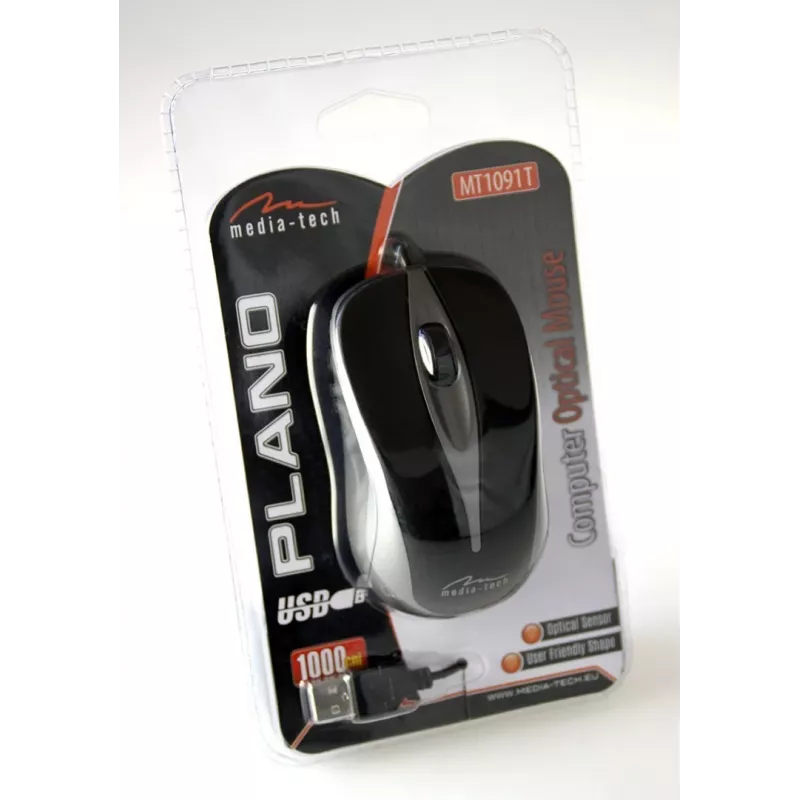 Pele Media-Tech MT1091T USB Type-A, titāna krāsa