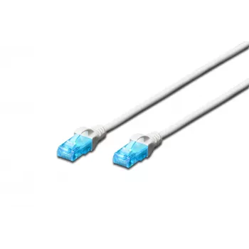 CAT 5e U-UTP savienojuma kabelis 0,5m balts