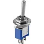 Wentronic Goobay Kippschalter Subminiatur, Zils - 1x UM, 3 Pins, zils korpuss (10014)