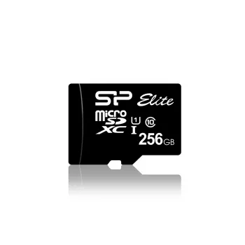 MicroSDXC atmiņas karte Silicon Power Elite 256GB UHS-I Class 10 U1 85MB/s ar SD adapteri