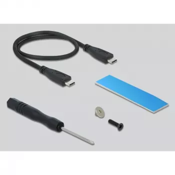 Ārējais korpuss DeLOCK M.2 NVMe PCIe SSD USB 3.2 Gen 2x2