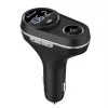 Tellur FMT-B5 auto FM raidītājs ar Bluetooth, melnā krāsā