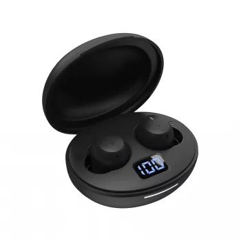 Baltās haizivs GEB-TWS-02 Vortex Black bezvadu austiņas