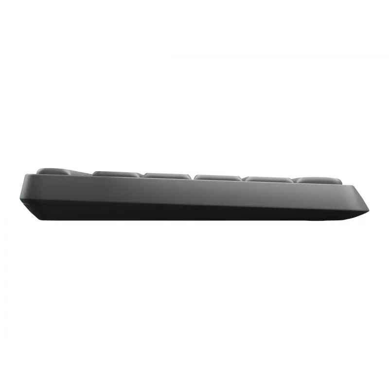 Logitech MK235 bezvadu tastatūras un peles komplekts, pilna izmēra, pelēks