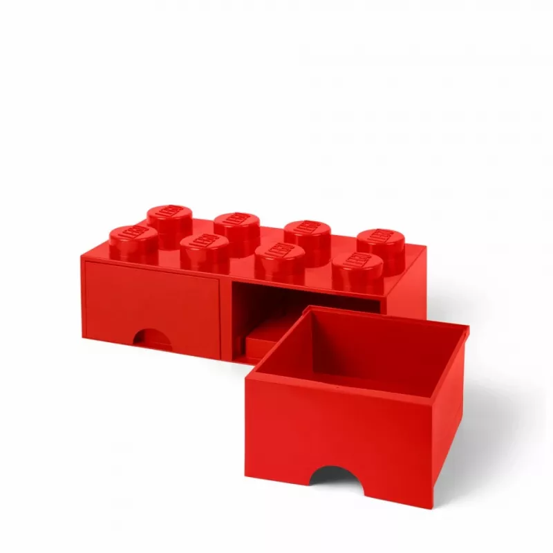 Room Copenhagen LEGO Brick Drawer 8 Sarkanā (40061730)