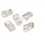 Savienotājs Gembird LC-8P8C-001/100 (8P8C RJ-45, caurspīdīgs, 100gab)