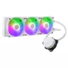 Šķidruma dzesēšanas komplekts Cooler Master MasterLiquid 360L Core ARGB Balts 12 cm ventilatori