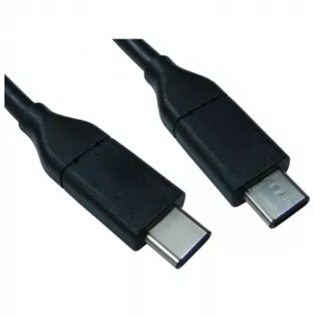 Origin Storage USB 3.1 Type-C (vīrišķais) uz Type-C (vīrišķais) kabelis, melns