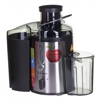 Sulu spiede ESPERANZA EKJ002 — 500 W, 0,45 L sulas trauks, 1,5 L mīkstuma tvertne, nerūsējošais tērauds/melns