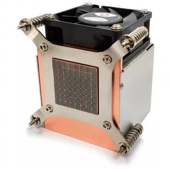 Inter-Tech K-650 procesoru dzesētājs 6 cm Alumīnijs - Melns (88885510)