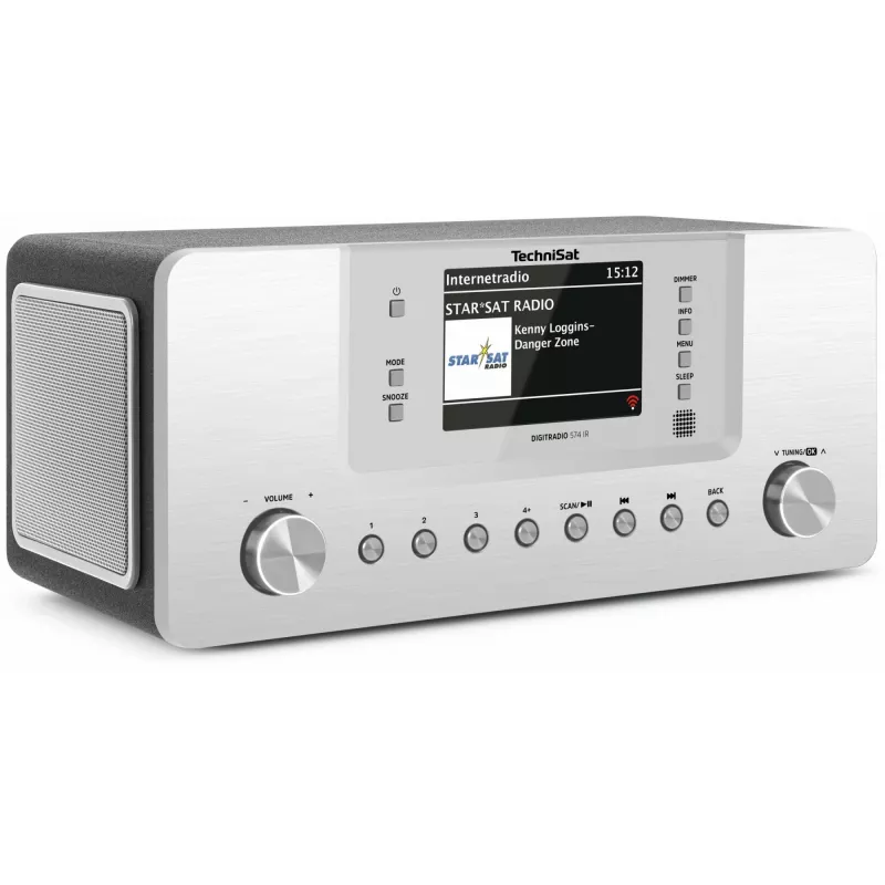 TechniSat DigitRadio 574 IR - Audiosistēma - 2 x 5 W - Sudraba (0001/2951)