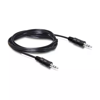 Audio kabelis DeLOCK 84438 5m 3.5mm vīrietis-vīrietis Melns