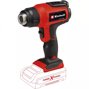 Power X-Change akumulatora karstā gaisa pistole TE-HA 18 Li-Solo, 18V, sarkana/melna, bez akumulatora un lādētāja