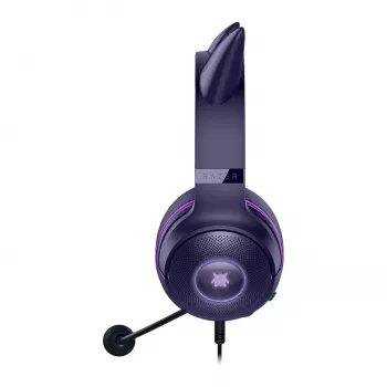 Razer Kraken Kitty V2 - Pokemon Gengar Ed. Galvas austiņas Vadu galvas saite Gaming USB Type-A Rozā