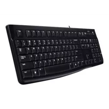 Logitech Desktop MK120, vadu tastatūras un peles komplekts, USB, QWERTZ, melns, pele iekļauta