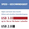 Hama 123900 karšu lasītājs USB 3.2 Gen 1 (3.1 Gen 1) Melns, Sudrabs