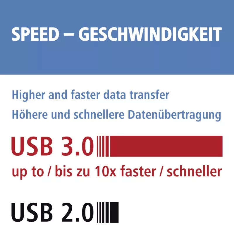 Hama 123900 karšu lasītājs USB 3.2 Gen 1 (3.1 Gen 1) Melns, Sudrabs