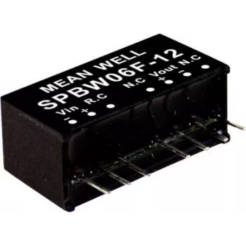MEAN WELL SPBW06F-05 līdzstrāvas pārveidotājs, 6 W, 5 V