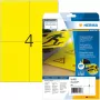 Pašlīmējošā printera etiķete HERMA Signs A4 105x148 mm, dzeltena, 4 gab./lapa
