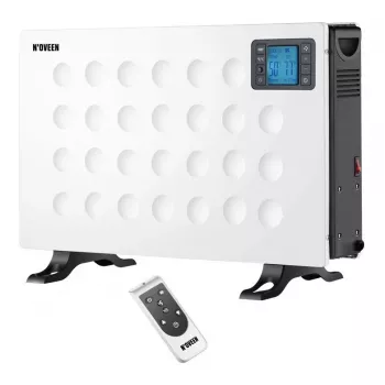 Konvektora elektriskais sildītājs NOVEEN CH8000 — 2000 W, 3 jaudas līmeņi, taimeris, tālvadības pults, balts