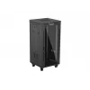 Brīvi stāvošs skapja statīvs LANBERG FF01-6624-12BL 24U 19 collas 600×600 mm, IP20, 1200 kg, melns
